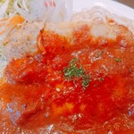 ヒデズキッチンアラカルト - 自家製のトマトソースは程良い酸味で美味しいです♪