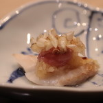 味あら井 - 白グジ、鱗、脂、身塩焼き