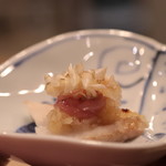 味あら井 - 白グジ、鱗、脂、身塩焼き