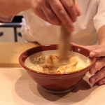 味あら井 - 雲丹エシャロットソース