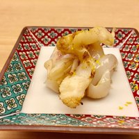 弁慶 - 扇 14,000円コース：つきだし イカの下足
