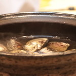 味あら井 - 蛤と牡蠣の塩醤油スープ