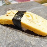 築地すし好 JIN仁 - 玉子焼きの握り