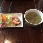 Kafe Baumu Kuronen - 前菜とスープ