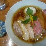 麺LABOひろ - LABO鶏そば醤油￥1200&ライス￥100