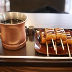 甘党茶屋 梅園 - みたらし団子 ドリンクセット