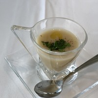 リストランテ　ウミリア - 白いんげんの温かいスープ
