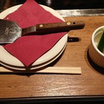 フジヤマ - 卓上セットとお通し