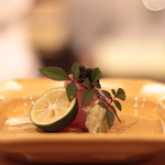 安久 - 白甘鯛とキャビア