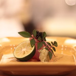 白甘鯛とキャビア