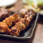 やきとん えん家 - 2018.2 トロテッポー（1串180円）、心残り串（1串200円）