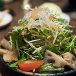 やきとん えん家 - 2018.2 れんこんサラダ（580円）