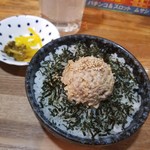 麺や 新のすけ - ミニチャーシューマヨ丼