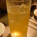 Horumon Yakiniku Hachi - 梅酒ソーダ割り