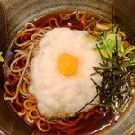 おぎ野 - 〆は冷たいとろろ蕎麦