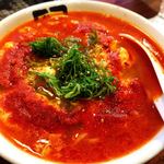 牛角 - 大辛ラーメン？
うわばみが辛い元(笑)