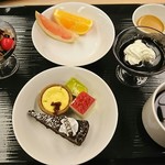 大江戸温泉物語 - デザート全体像って、晩御飯は？？？