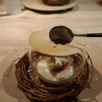 レヴォ - リコッタチーズのチュールと混ぜて