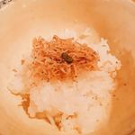 食の円居 なず菜 - ちりめん山椒をのせて