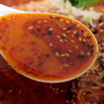 SHIBIRE NOODLES 蝋燭屋 - 担々麺・倍辛（1000円）＋半ライス（100円）
      