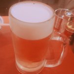 Motsusen - 生ビール　ザ・プレミアムモルツ（499円）【平成30年2月9日撮影】