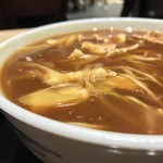 味奈登庵 - #食べログ的に撮るとこうなる。  
      そばもつゆも肉もねぎもプリタツでウレシイ♡
