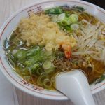 うどんのいなや - 中華そば+えび天、ねぎ