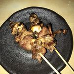 やきとんのみつぼ - ハツモト（90×2本＝180円）。コリコリで美味い！