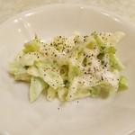 レストランオオタニ - キャベツサラダは塩コショウで♪