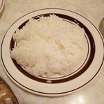 レストランオオタニ - ライス330円。お替わり自由。