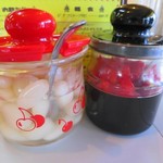 カレーショップキング - らっきょうと福神漬けもあります