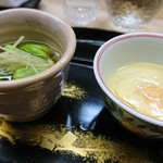 つる由 - 生のくちこの茶碗蒸しとか…最高かよ