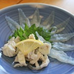 まるは食堂旅館 - ふぐ刺身