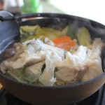 まるは食堂旅館 - ふぐ鍋（調理後）