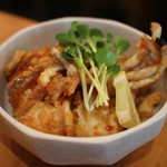 タラちゃんイクラちゃんドラちゃん - 渡り蟹の唐揚　ピリ辛和え