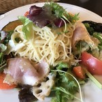 カフェハマツ - サラダスパゲティ