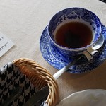 ティーハウス クリノキ - 食事中の紅茶
