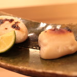 乃り英 - 白子二種焼き 塩焼き、味噌漬け