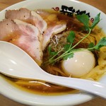 らーめん 雅楽 - 特製生揚げ醤油ラーメン1000円税込