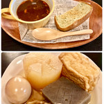 Sazanka No Yu Cha Kafe - ワンコインプレート ５０0円・おでん ５００円