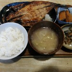 Ooshima - アジの開き定食 小ライス