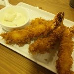 ちいちゃいエビフライ。揚げたて