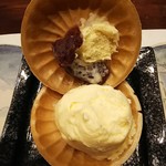 真紡庵 - 最中アイス