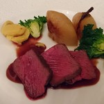 シェ松尾 - 鹿のロースト、ジビエのソース