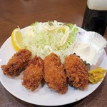 鶯酒場 - カキフライ￥460