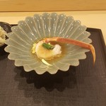 あま木 - 2018.2.ズワイ蟹のしゃぶしゃぶ