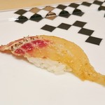 すし 銀座高の - タイ ゴマ醤油