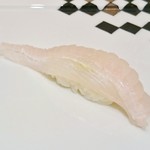 すし 銀座高の - ヒラメえんがわ