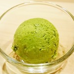 すし 銀座高の - 抹茶アイス