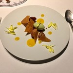 レフェルヴェソンス - 里山の散歩道〜 栗の渋皮煮と春菊のアイスクリーム、温州みかんと山のショコラ